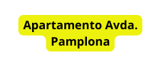 Apartamento Avda Pamplona